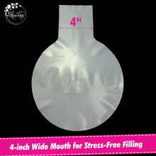 Load image into Gallery viewer, Bloonsy 24 Inch Clear Bobo Balloons (Pack of 10) - Extra-Wide Neck, Balloons For Balloon Stuffing Machine